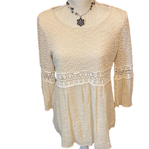 Cal Style Crochet Lace BohoTunic